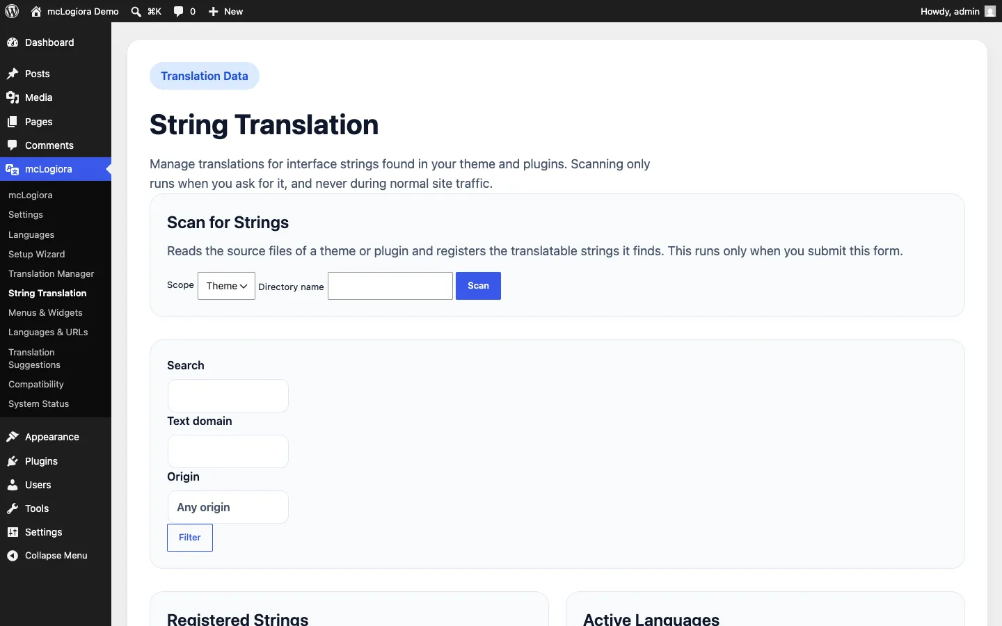 String Translation — mcLogiora ekran görüntüsü
